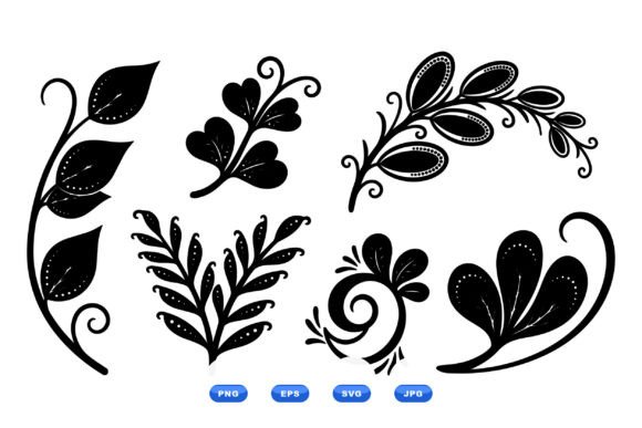 Download Elegant Botanical SVG Flourishes - Elegant botanical svg Collection