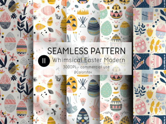 Download Easter Designs with Whimsical Patterns - Premium Resources