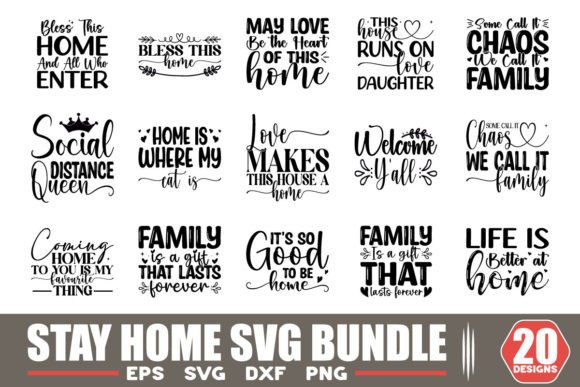 Download Stay Home SVG Bundle - Stay home svg Collection